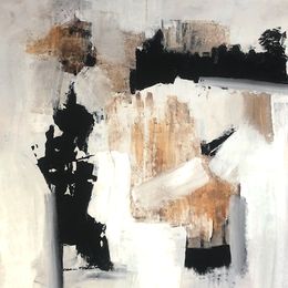 Painting, Elegant minimalist abstraction, Dam Domido