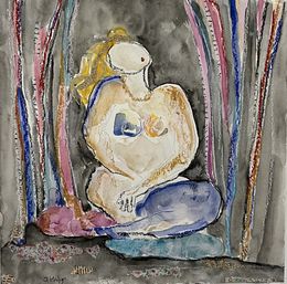 Gemälde, La cascade, Isabelle Hirtzig