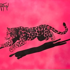 Gemälde, The Pink léopard, Truteau