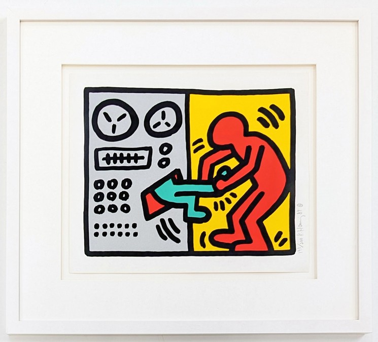▷ Pop Shop III (1) by Keith Haring, 1989 | Print | Artsper