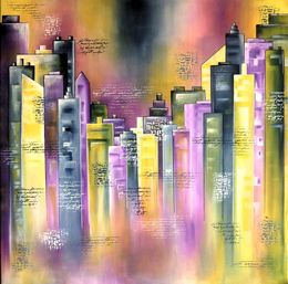 Peinture, City T, Valérie Lamarre