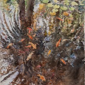 Gemälde, The pond I, Benjamín Lafuente