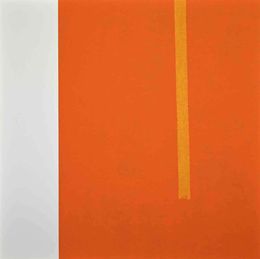 Print, Green Cosmos - Orange, Eleni Zerva