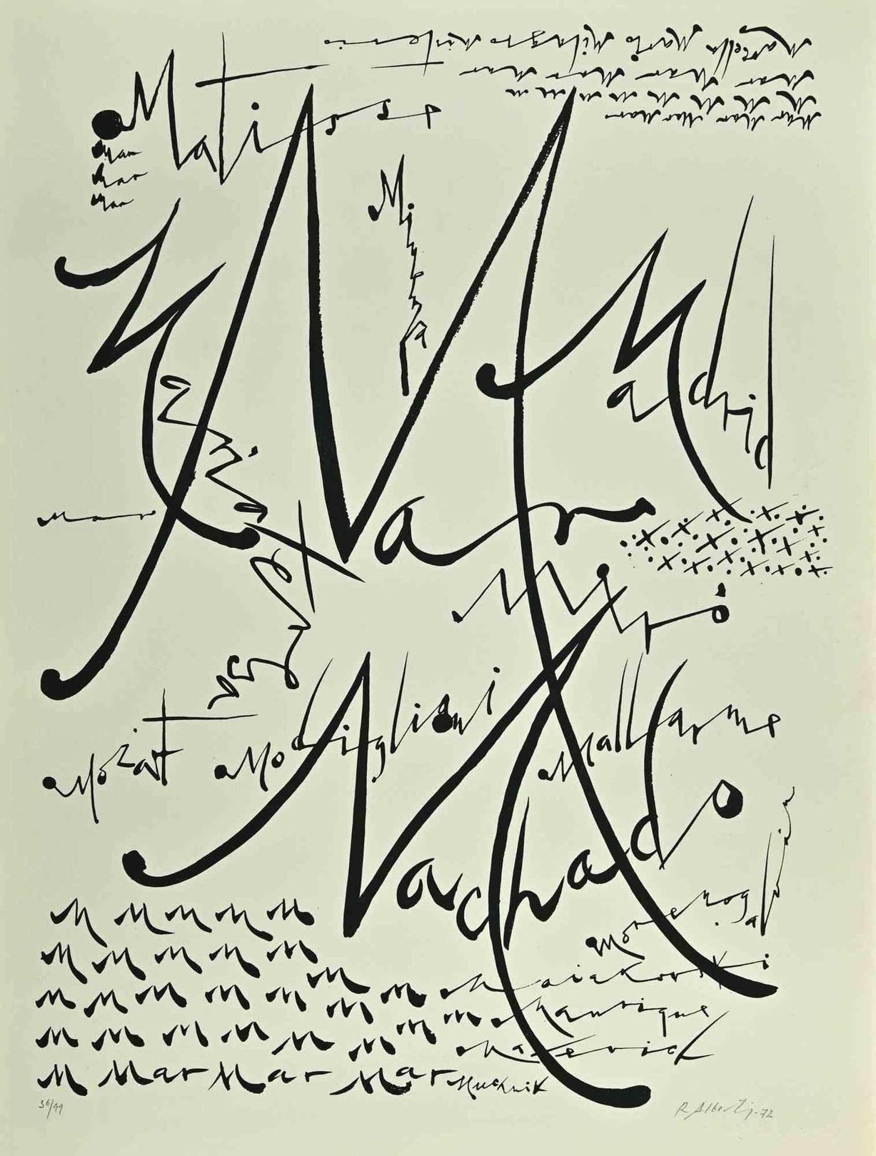 Rafael Alberti, Letter M Rafael Alberti, Letter M