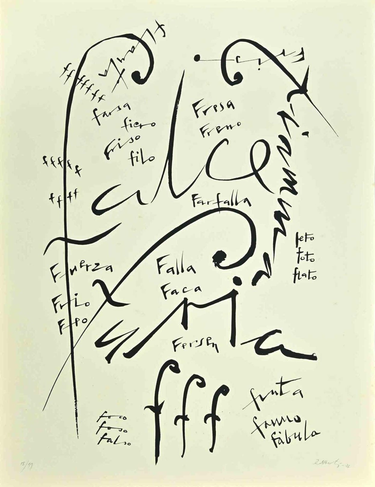 Rafael Alberti, Letter F Rafael Alberti, Letter F