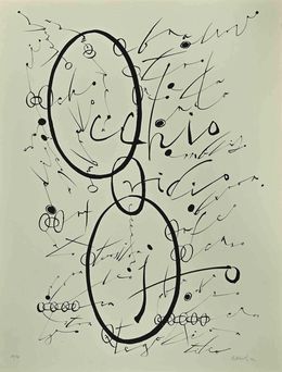 Print, Letter O, Rafael Alberti