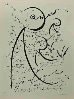 Print, Letter R, Rafael Alberti