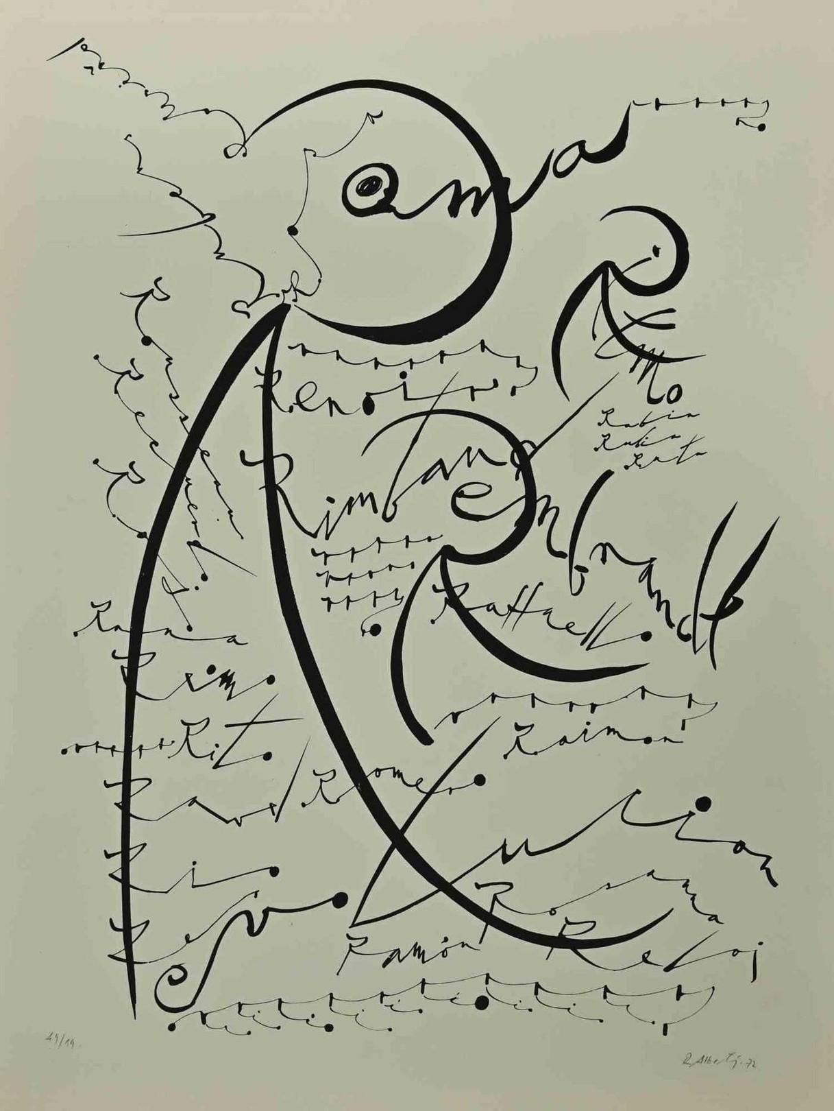 Rafael Alberti, Letter R Rafael Alberti, Letter R