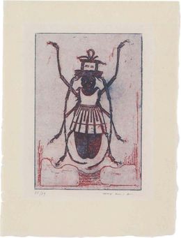 Print, Scarabée, Max Ernst