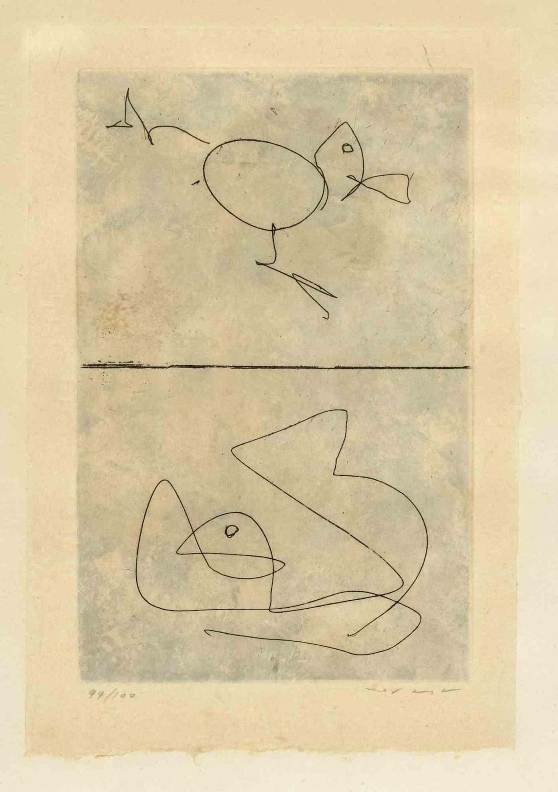 Max Ernst, Untitled (Two Birds) Max Ernst, Untitled (Two Birds)