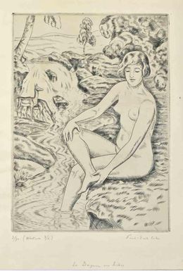 Print, Bath, Paul Emile Colin