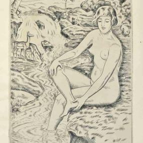 Print, Bath, Paul Emile Colin
