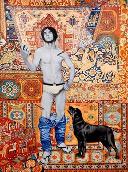 Peinture, Selfie from saint Sebastian ( in memory of Rudolf Nureyev), Valery Tatar