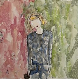 Painting, Le sac à main, Isabelle Hirtzig