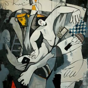 Painting, Selfie in Christ, Valery Tatar