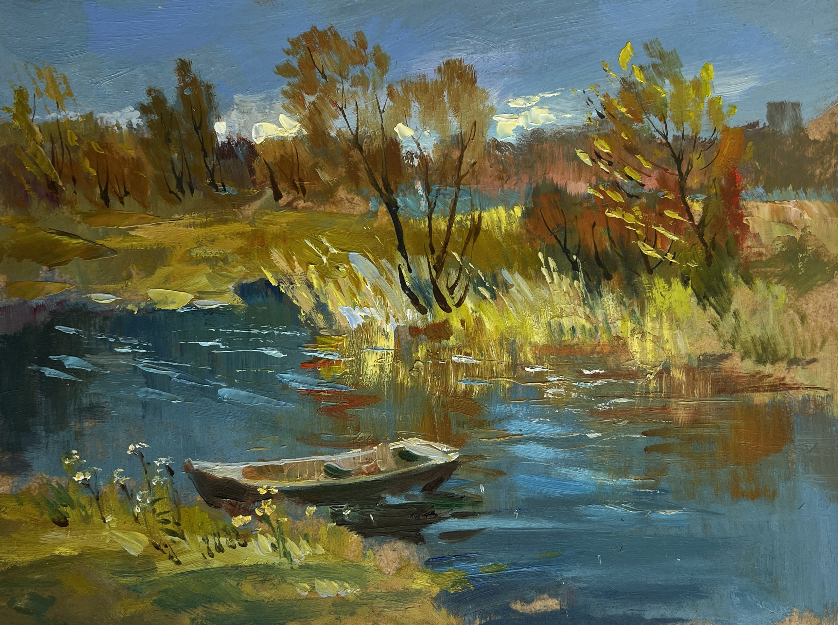 Suprunchuk Yuriy, River in golden foliage Suprunchuk Yuriy, River in golden foliage