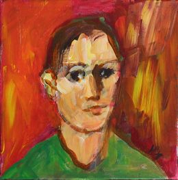 Painting, Tête A, Ivan Tzonev