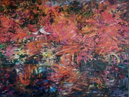 Painting, Japanese Maple, Anna Privaloff