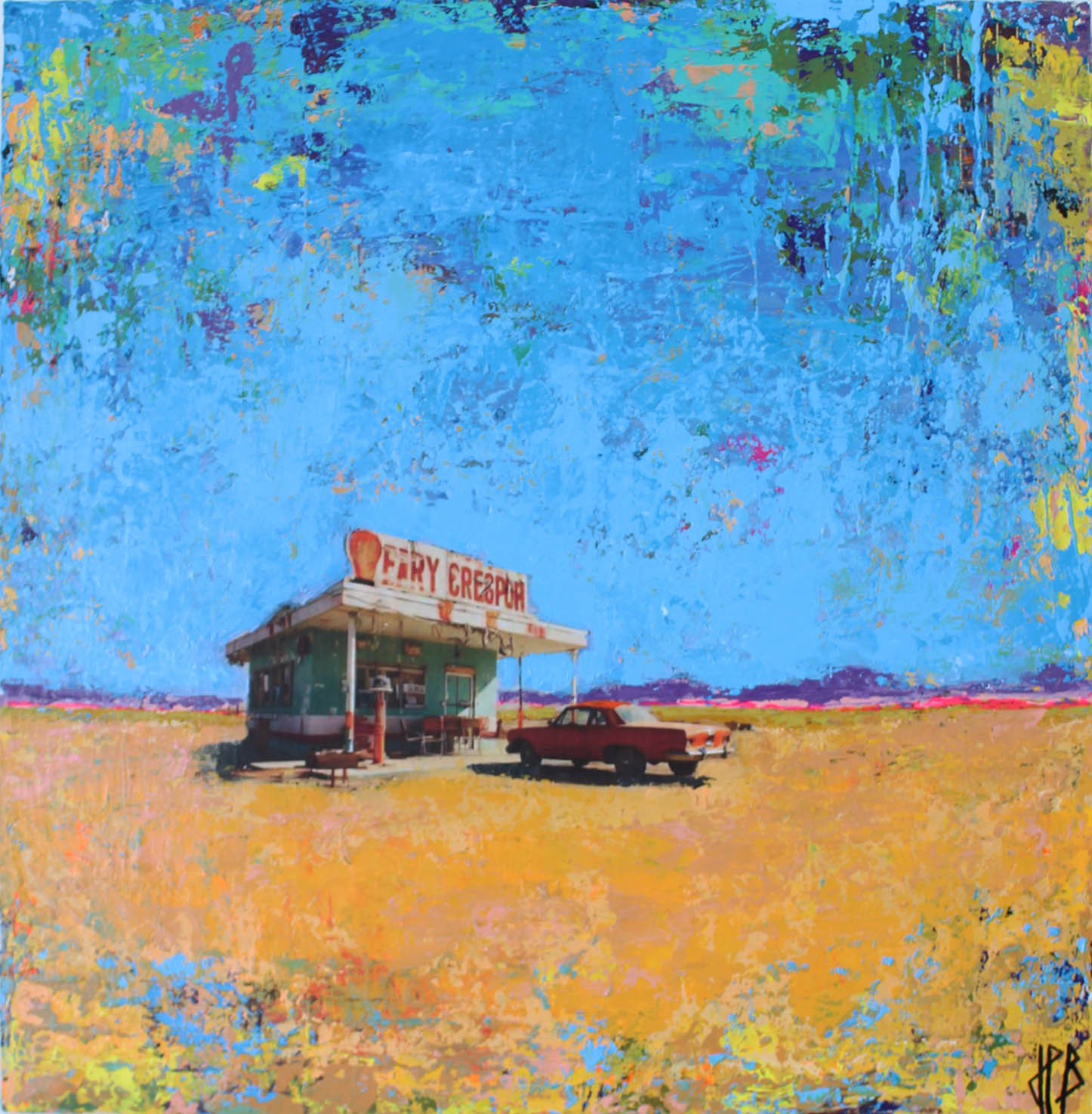 Jean-Philippe Berger, The gas station #2 Jean-Philippe Berger, The gas station #2