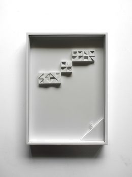 Sculpture, “La escalera invisible” No.1, Juan Pablo Sarria