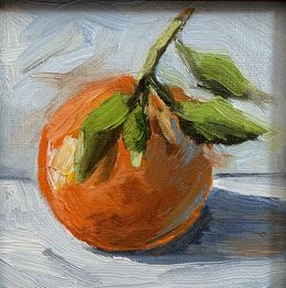 Peinture, Orange fruit with leaves, Schagen Vita