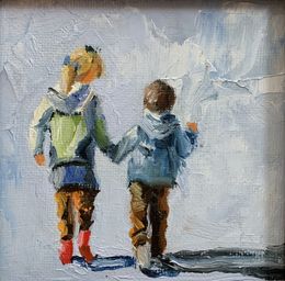 Gemälde, Sister and brother, Schagen Vita