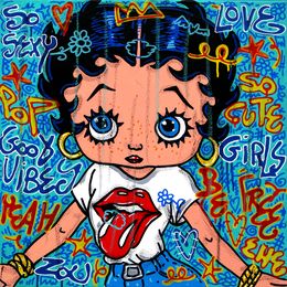 Gemälde, Betty rolling, Rico Sab