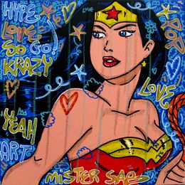 Gemälde, Wonder woman, Rico Sab