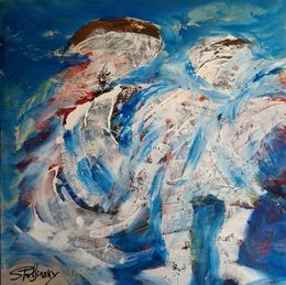 Gemälde, Les Amoureux du Lac, Serge Poljinsky