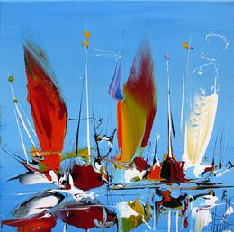 Peinture, Marine abstraite 92, Fred Boutet