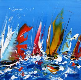 Peinture, Marine abstraite 93, Fred Boutet