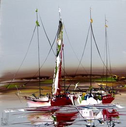 Peinture, Marine abstraite 96, Fred Boutet