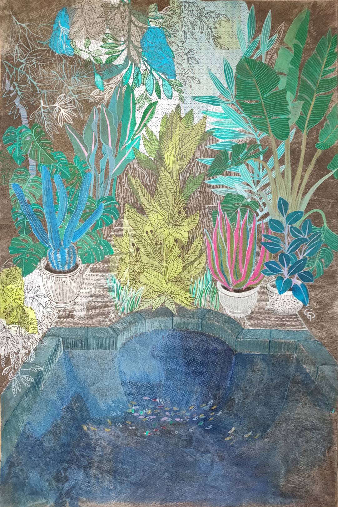Cécile Duchêne-Malissin, Jardin oublié Cécile Duchêne-Malissin, Jardin oublié