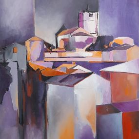 Gemälde, Vue de St-Savinien, Céline Dabot
