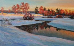 Peinture, Light Of The Fading Day, Nikolay Dmitriev