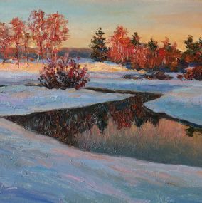 Painting, Light Of The Fading Day, Nikolay Dmitriev