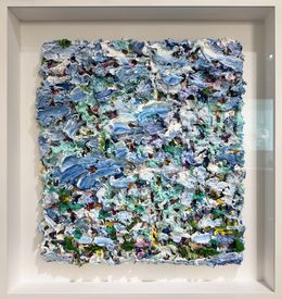 Painting, Bleu Ciel, Pascal Courcelles