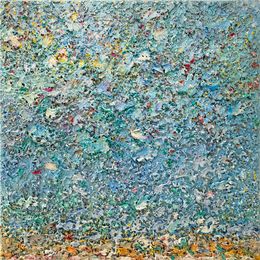 Painting, Liberté du Bleu, Pascal Courcelles