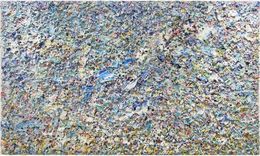 Painting, Grand Bleu, Pascal Courcelles