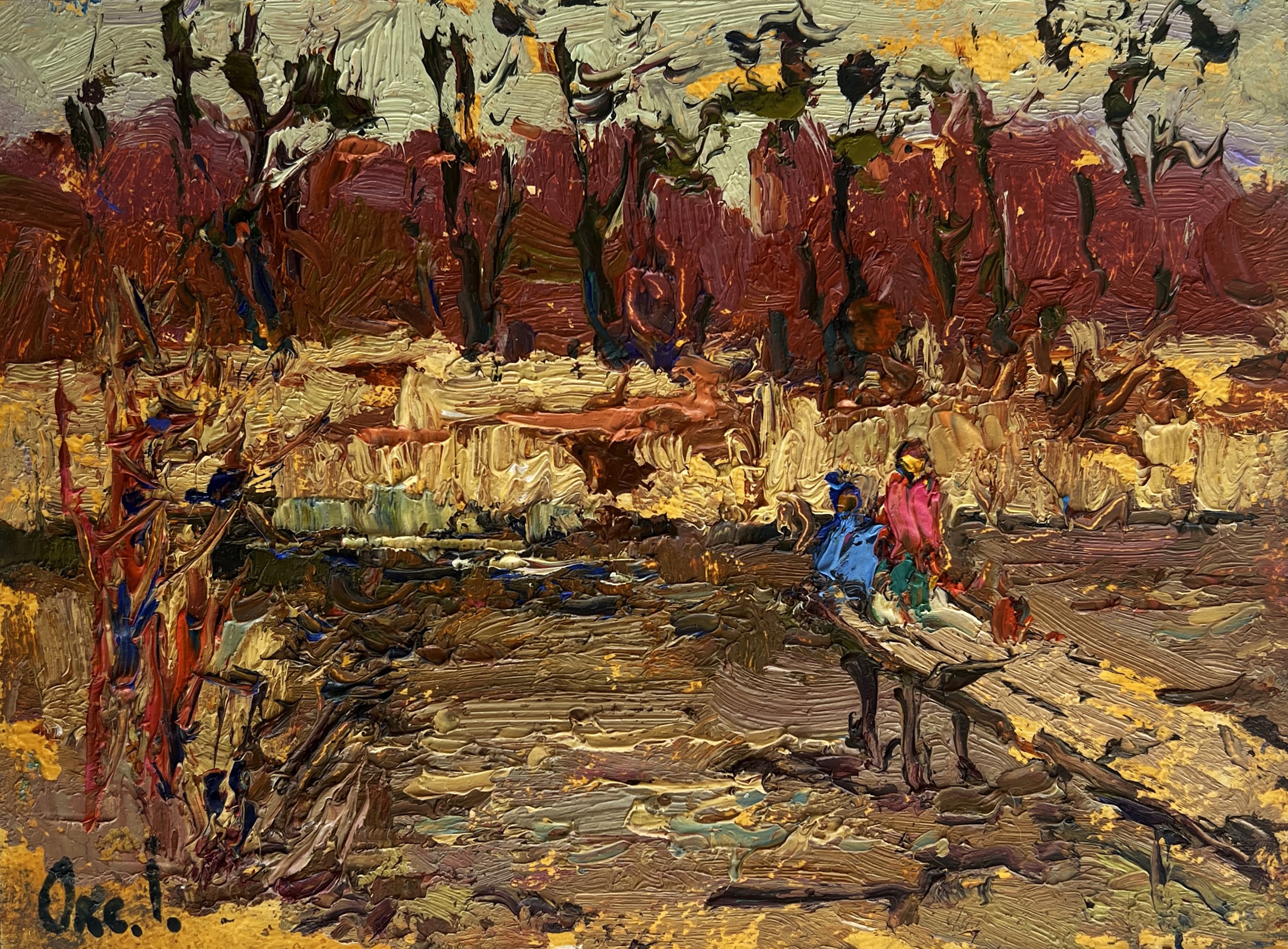 Oksana Ivanyuk, On the autumn river Oksana Ivanyuk, On the autumn river