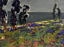 Gemälde, Far beyond the river, Ivanyuk Oleksiy