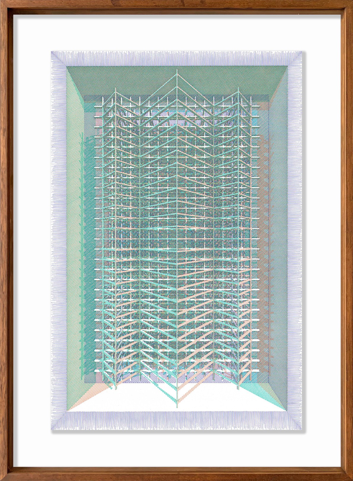 Rodrigo Spinel, Fig. 8 BASE MORADO. From The Dibujar el Tiempo Series Rodrigo Spinel, Fig. 8 BASE MORADO. From The Dibujar el Tiempo Series