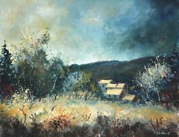 Peinture, Happy retreat, Pol Ledent