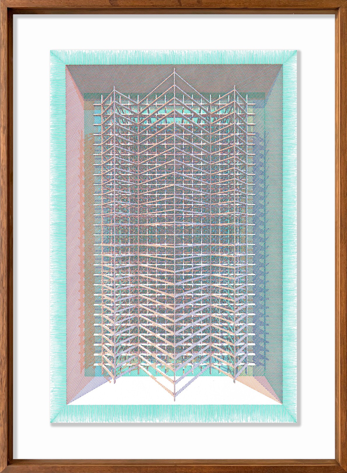 Rodrigo Spinel, Fig. 8 BASE VERDE. From The Dibujar el Tiempo Series Rodrigo Spinel, Fig. 8 BASE VERDE. From The Dibujar el Tiempo Series