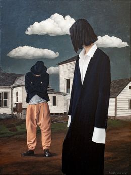 Painting, A House Where No One Lives, Nataliya Bagatskaya