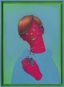 Painting, Ancestor Clone #14. You Are The One Series, Natasha Lelenco