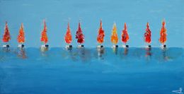 Peinture, Voiles rougeoyantes, JPx