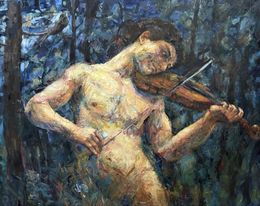 Painting, Violinist, Liubou Sas
