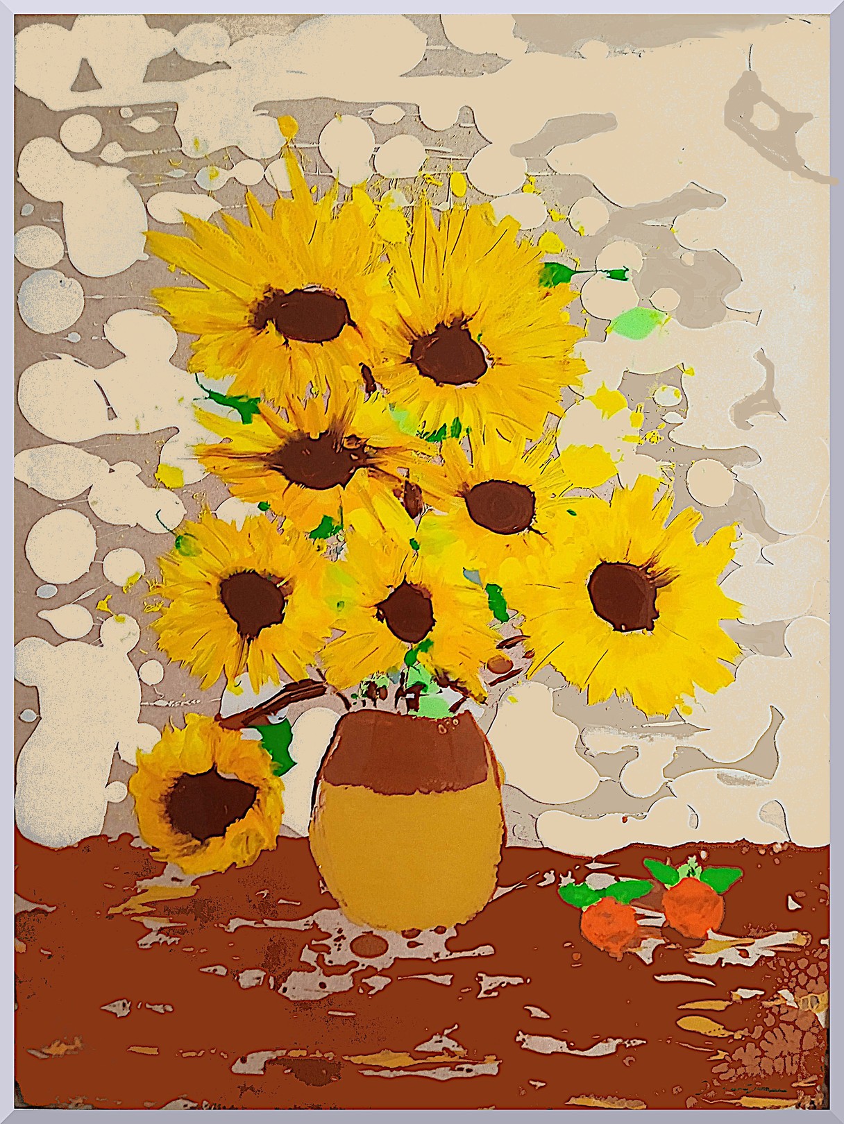 Damien Berrard, Tournesols et clémentines Damien Berrard, Tournesols et clémentines