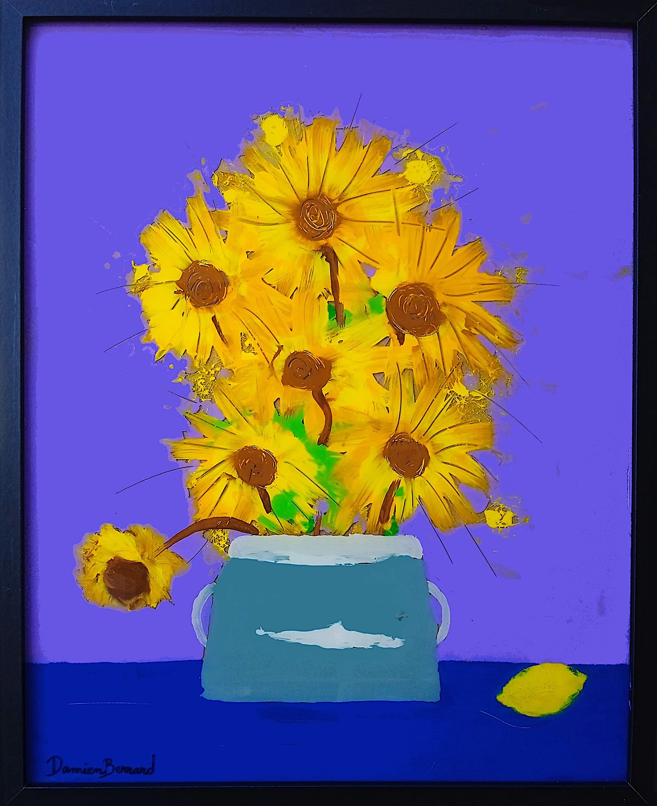 Damien Berrard, Tournesols et citron Damien Berrard, Tournesols et citron